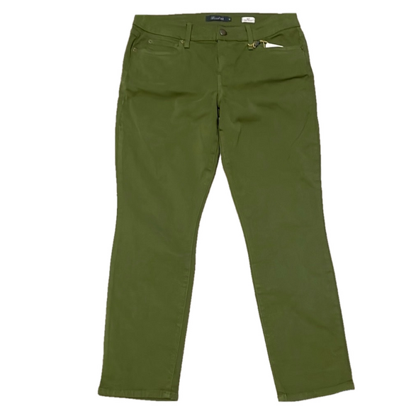 Level 99 Pants - NWT Level 99 Lily green skinny straight leg pants sz 30